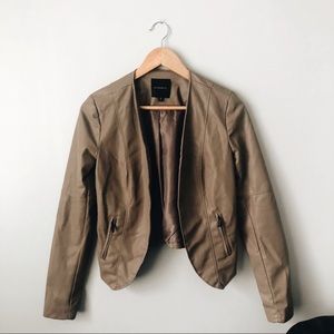Dynamite Faux Leather Jacket